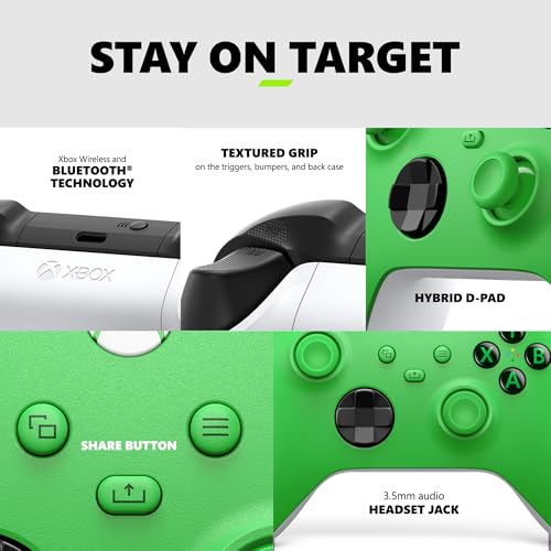 Xbox Wireless Gaming Controller (2025) – Carbon Black – Play on Xbox, Windows, Android, iOS, FireTV Sticks, Smart TVs, VR Headsets