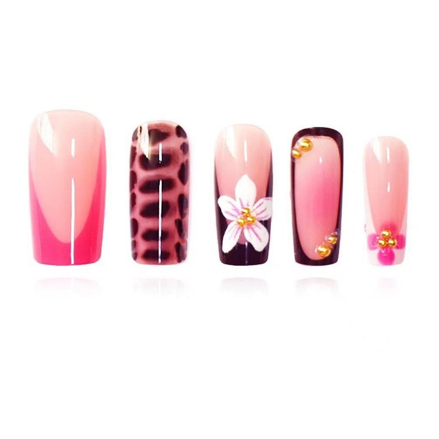 Short Almond Press on Nails Fall Fake Nails Sparkly False Nail with Gold Leaf Designs Autumn Wine Red Glossy Full Cover Acrylic Stick on Nail for Women Nail Art Decor 24 Pcs