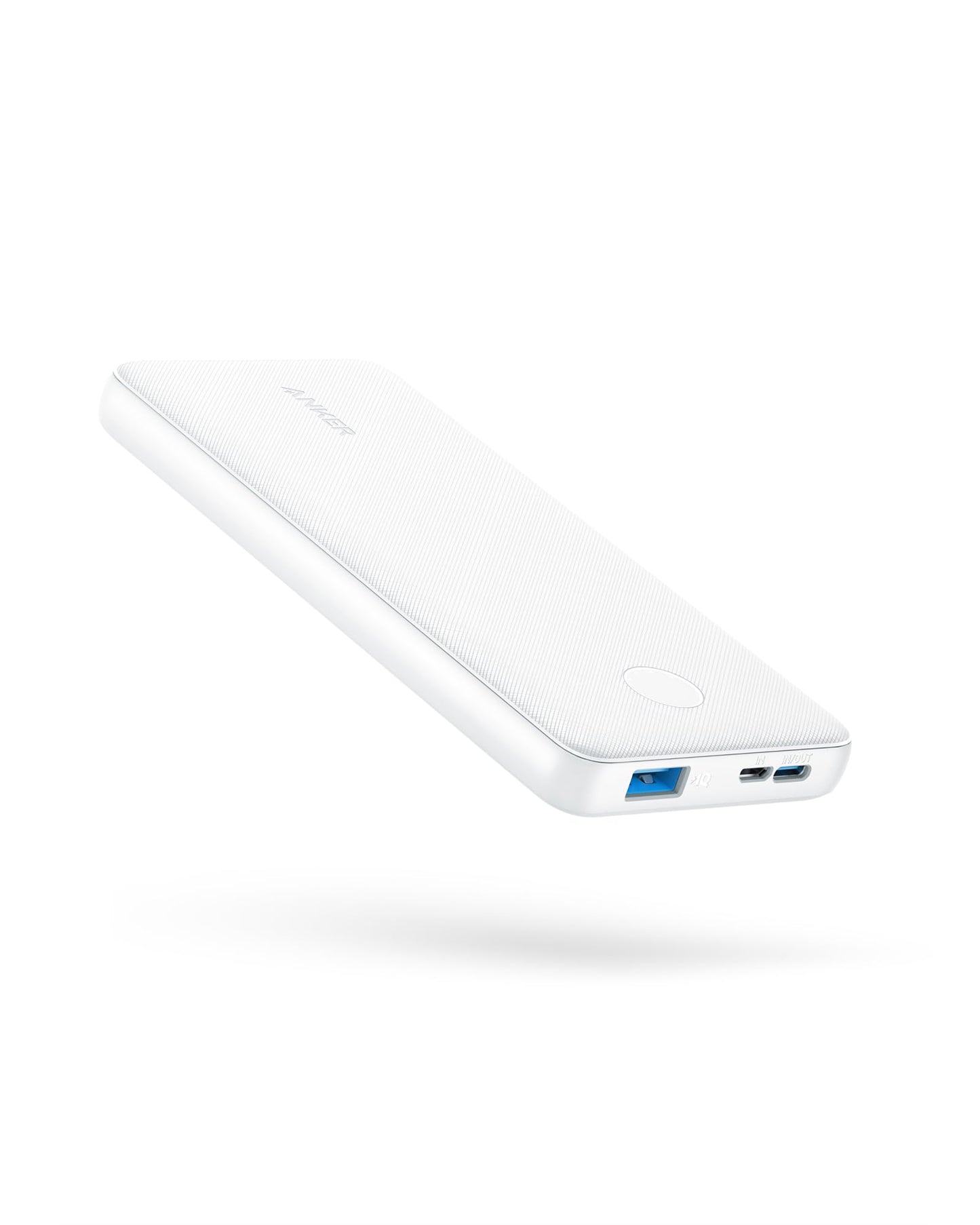Anker Power Bank(PowerCore 10K),Compact Travel-Ready 10,000mAh Battery Pack with PowerIQ Charging Technology,5V/3A High-Speed Charging for iPhone,iPad,and More (USB-C Input and Output(Black),1pack)