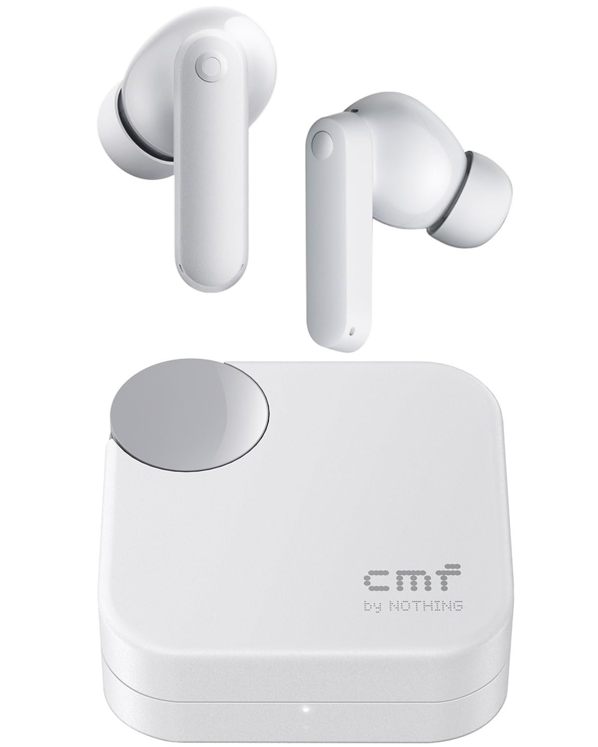 CMF Buds 2a Wireless Earbuds 2025 New Active Noise Cancelling 42dB Hybrid ANC Bluetooth Headphones, 12.4mm Dynamic Driver for Big Bass, 4 Mic Clear Calls, Sport Ear Buds for iPhone, Android, Dark Grey