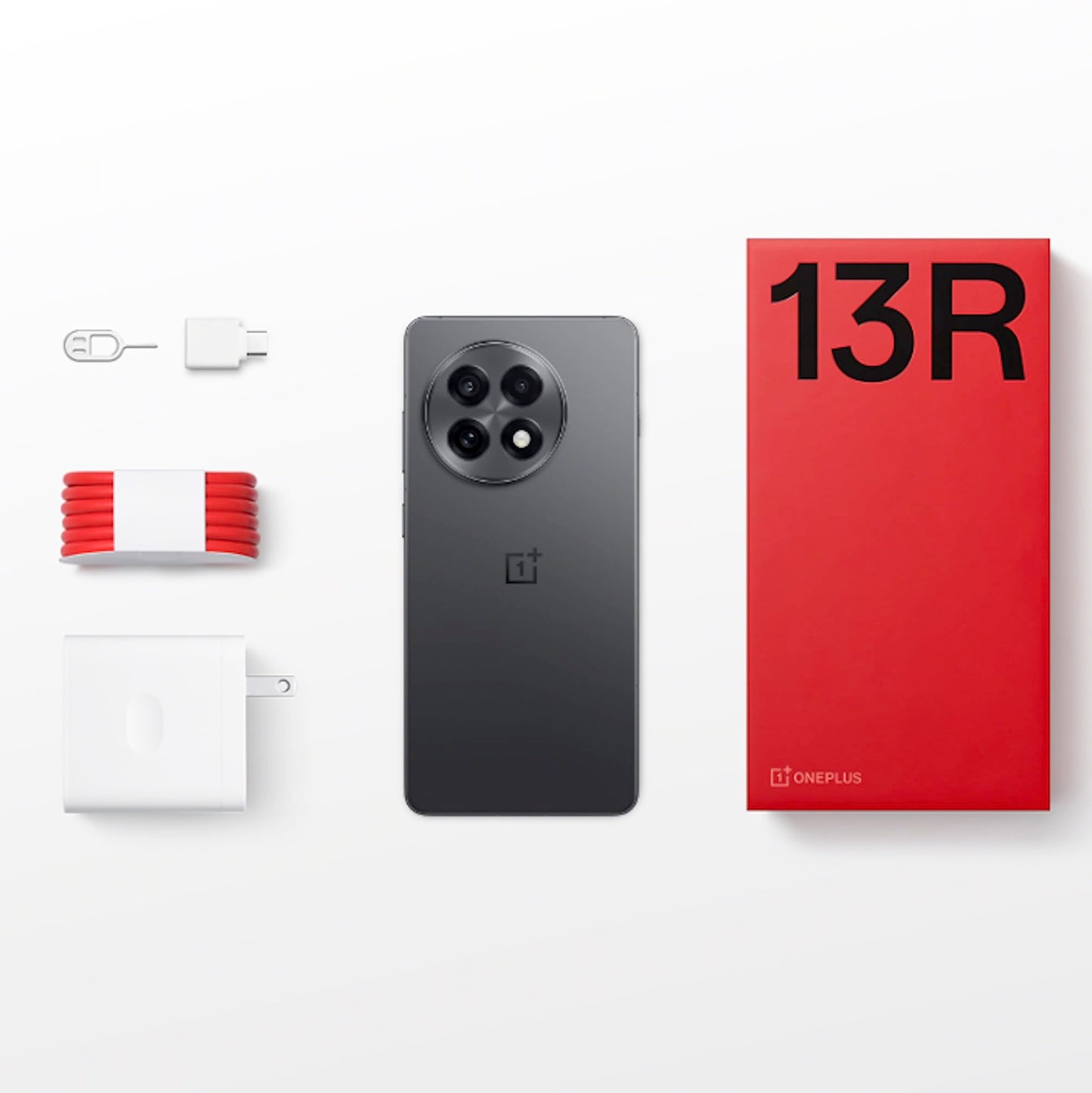 OnePlus 13R, 12GB RAM + 256GB Storage, Dual-SIM, Unlocked Android Smartphone, Powered by Snapdragon 8 Gen 3, 55W SUPERVOOC Fast Charging, 2025, Nebula Noir