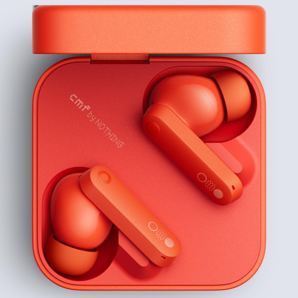 CMF Buds 2a Wireless Earbuds 2025 New Active Noise Cancelling 42dB Hybrid ANC Bluetooth Headphones, 12.4mm Dynamic Driver for Big Bass, 4 Mic Clear Calls, Sport Ear Buds for iPhone, Android, Dark Grey