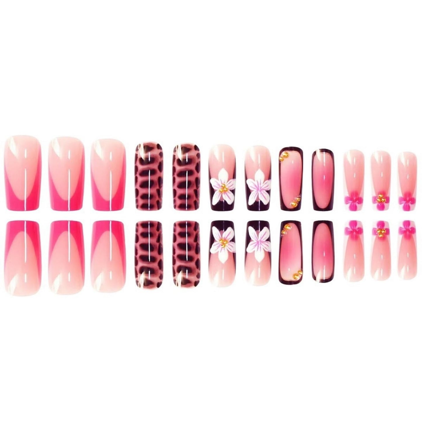 Short Almond Press on Nails Fall Fake Nails Sparkly False Nail with Gold Leaf Designs Autumn Wine Red Glossy Full Cover Acrylic Stick on Nail for Women Nail Art Decor 24 Pcs