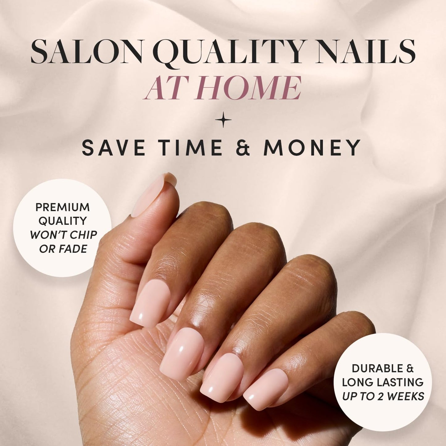 Glamnetic x GLAMZILLA Press On Nails - KILLAZILLA | Short Almond Tortoiseshell Fake Nails with French Tips, Salon Quality | 15 Sizes - 30 Nail Kit with Glue