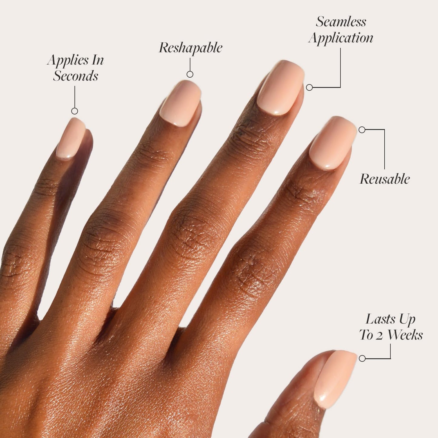Glamnetic x GLAMZILLA Press On Nails - KILLAZILLA | Short Almond Tortoiseshell Fake Nails with French Tips, Salon Quality | 15 Sizes - 30 Nail Kit with Glue