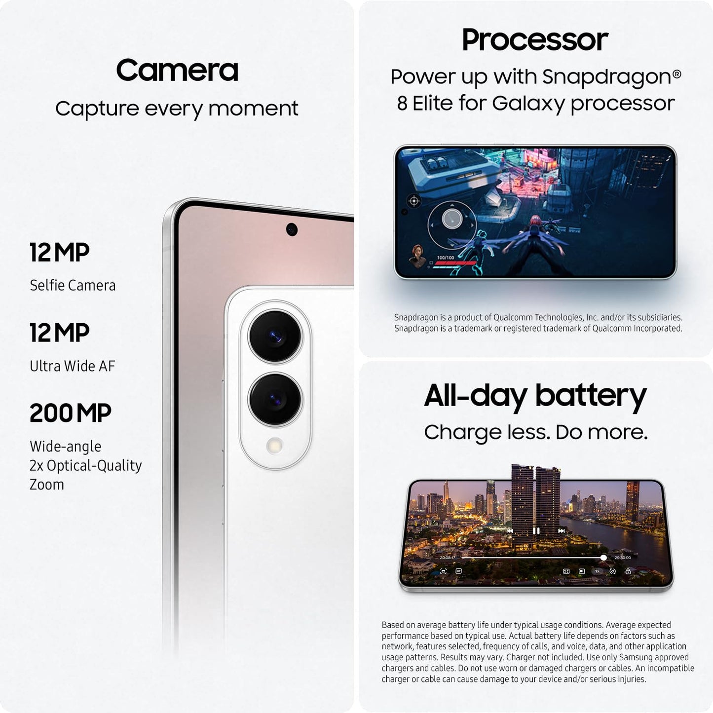 Samsung Galaxy S25 Edge Cell Phone, 256 GB AI Smartphone, Unlocked Android, Night Video, Fast Processor, ProScaler Display, All-Day Battery, 2025, US 1 Yr Manufacturer Warranty, Titanium Silver