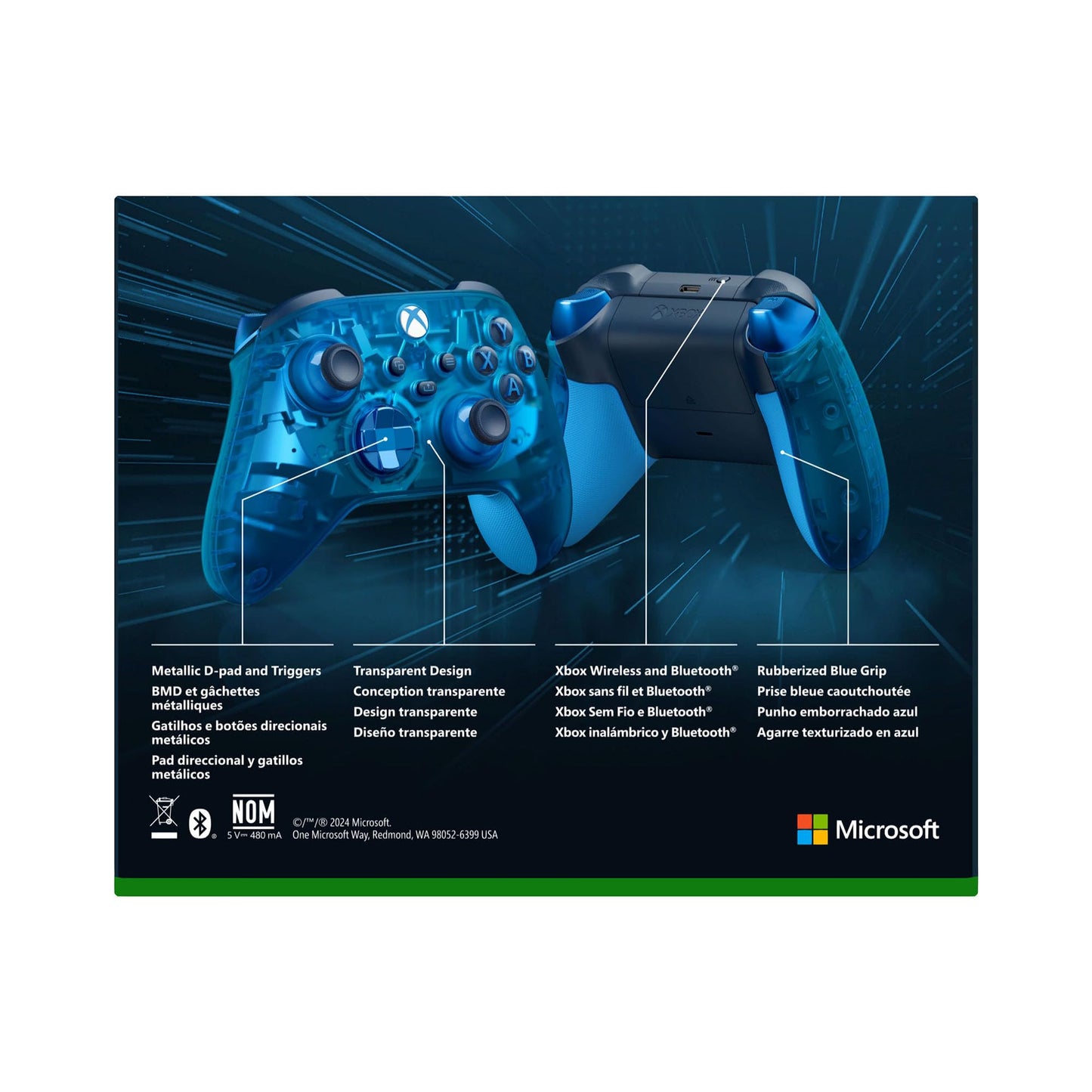 Xbox Wireless Gaming Controller (2025) – Carbon Black – Play on Xbox, Windows, Android, iOS, FireTV Sticks, Smart TVs, VR Headsets