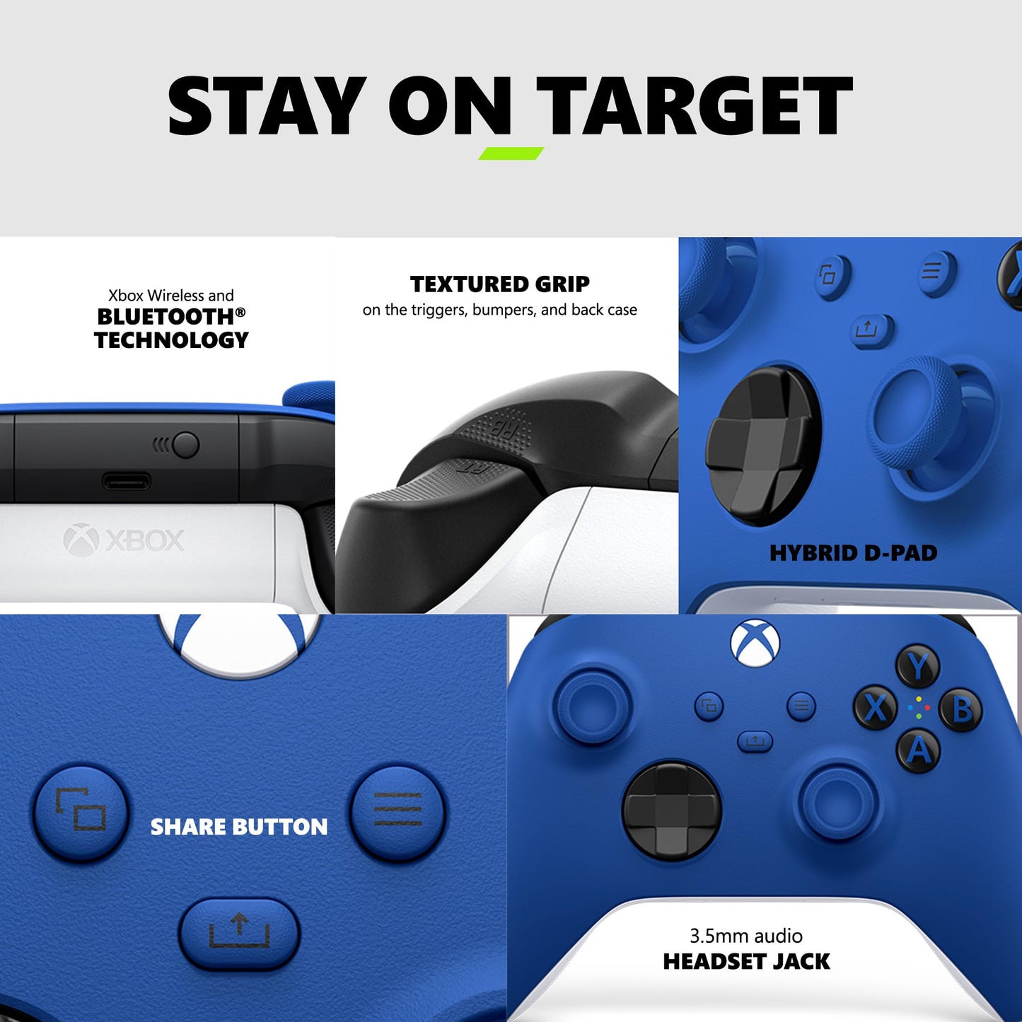Xbox Wireless Gaming Controller (2025) – Carbon Black – Play on Xbox, Windows, Android, iOS, FireTV Sticks, Smart TVs, VR Headsets