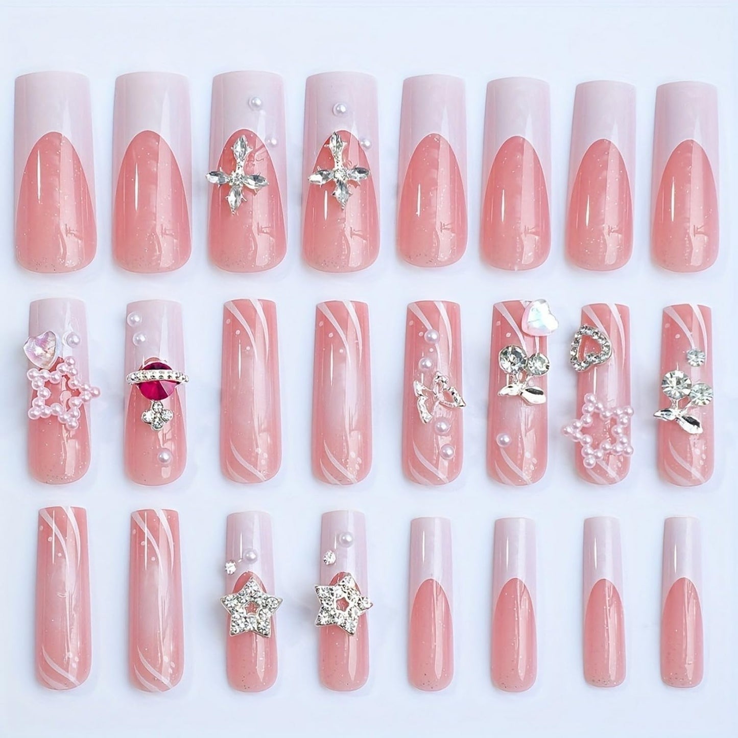 Short Almond Press on Nails Fall Fake Nails Sparkly False Nail with Gold Leaf Designs Autumn Wine Red Glossy Full Cover Acrylic Stick on Nail for Women Nail Art Decor 24 Pcs