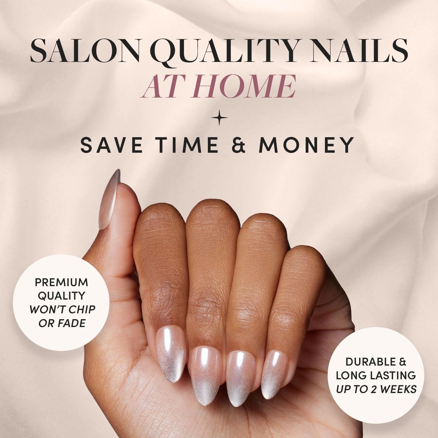 Glamnetic Press On Nails - Berry Maroon | Opaque Dark Red Maroon Short Round Fake Nails, Salon Quality | 12 Sizes - 30 Nail Kit