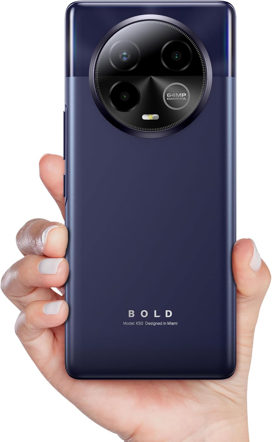 Bold K50 | 5G| 2024 | 3-Day Battery | Unlocked | 6.7” FHD+ 3D AMOLED | 256/8GB | Triple 64MP Camera | US Version | US Warranty | Purple
