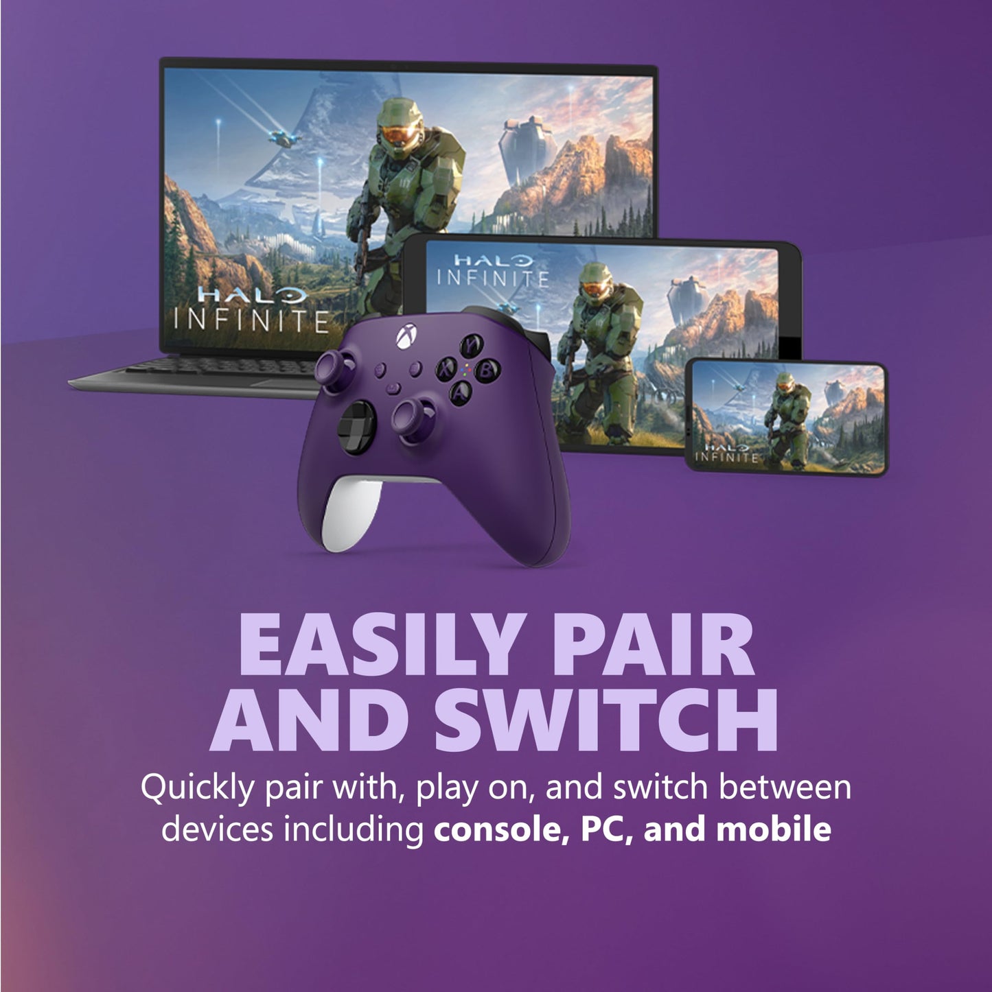 Xbox Wireless Gaming Controller (2025) – Carbon Black – Play on Xbox, Windows, Android, iOS, FireTV Sticks, Smart TVs, VR Headsets