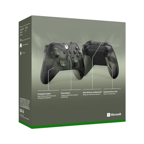 Xbox Wireless Gaming Controller (2025) – Carbon Black – Play on Xbox, Windows, Android, iOS, FireTV Sticks, Smart TVs, VR Headsets