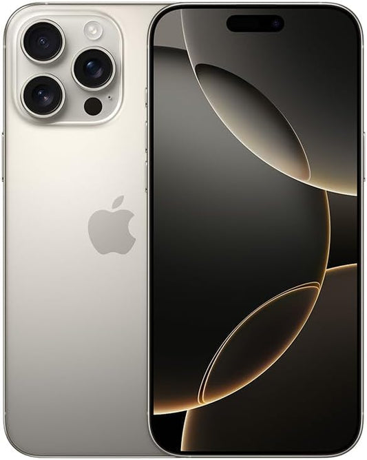 Apple iPhone 16 Pro Max, US Version, 256GB, Black Titanium - Unlocked (Renewed)