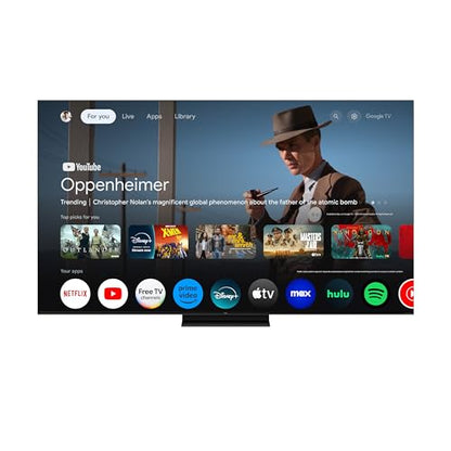 TCL 75-Inch Class QM7K Series QD-Mini LED 4K UHD Google Smart TV Best Premium Mini-LED TV - QLED, 144hz, 288hz Gaming Rate, Anti-Reflective Screen, Bang & Olufsen Audio, Atmos (75QM7K, 2025 Model)