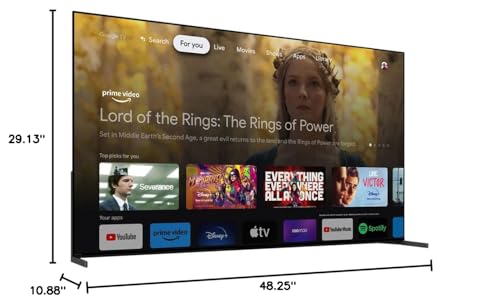 Sony XR65A95L BRAVIA XR A95L 65 inch QD-OLED 4K HDR Smart Google TV 2023 Bundle with Deco Gear 4K HDMI 2.0 Cable w/Pure Copper Conductors x2 & CPS Exclusive 50 Month Protection Pack (BEACH-CPS-504000)