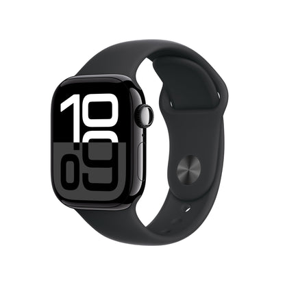 Apple Watch Series 10 [GPS 42mm case] Smartwatch with Rose Gold Aluminium Case with Light Blush Sport Band - S/M. Fitness Tracker, ECG App, Always-On Retina Display, Water Resistant