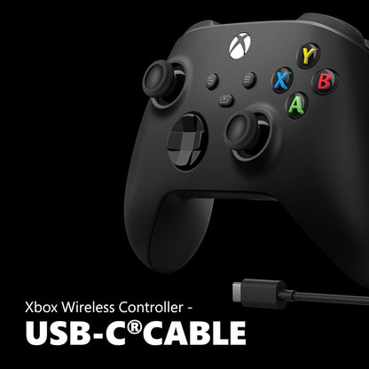 Xbox Wireless Gaming Controller (2025) – Carbon Black – Play on Xbox, Windows, Android, iOS, FireTV Sticks, Smart TVs, VR Headsets