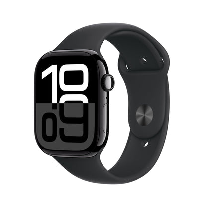 Apple Watch Series 10 [GPS 42mm case] Smartwatch with Rose Gold Aluminium Case with Light Blush Sport Band - S/M. Fitness Tracker, ECG App, Always-On Retina Display, Water Resistant