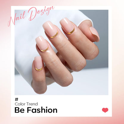 Modelones Brown Press on Nails Almond, Fall Short Fake Nails, Reusable Nail Kit with Nail Glue Adhesive Tabs Mini Nail File, Nails Press Ons 32Pcs 16 Sizes, Women Girl Gift, Amber