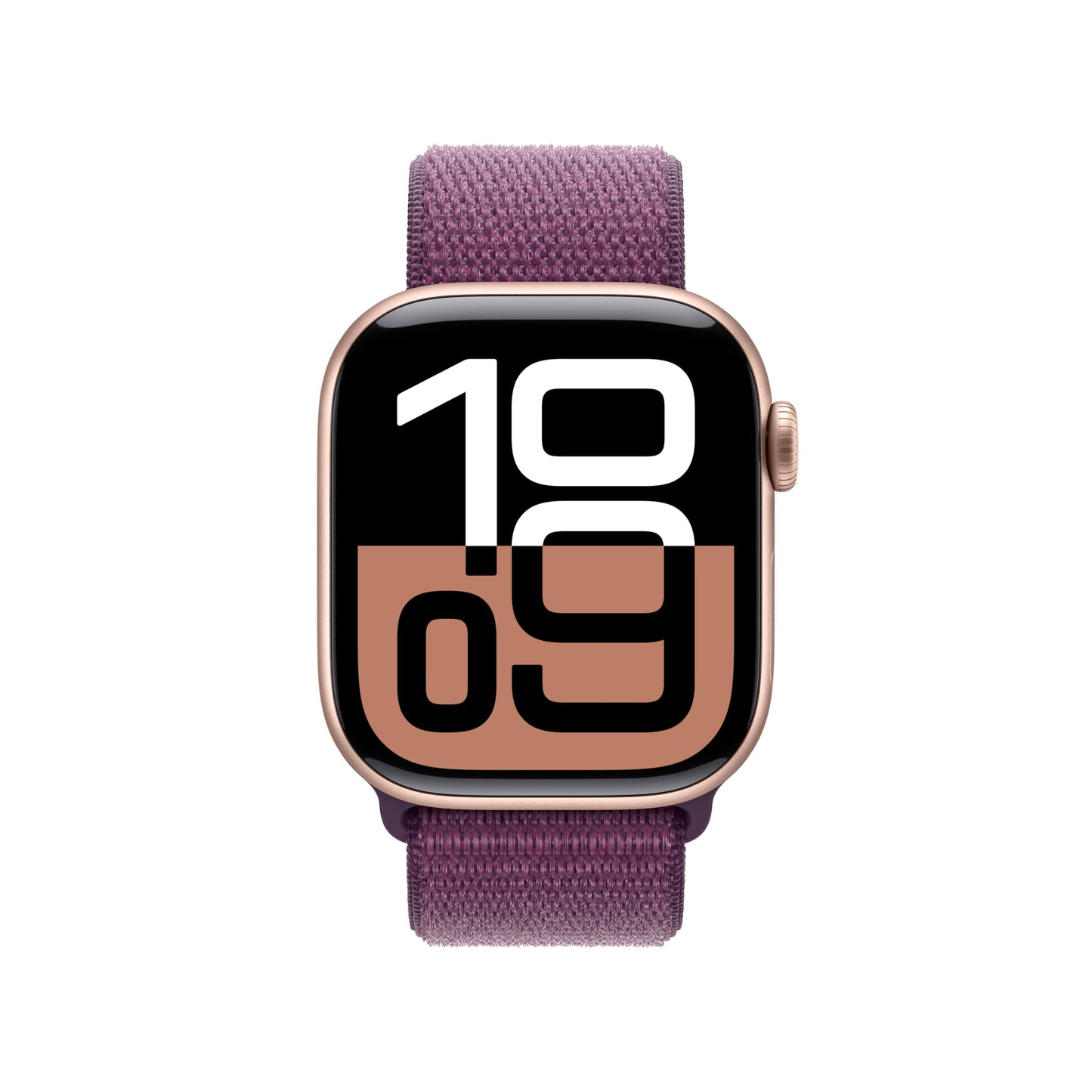 Apple Watch Series 10 [GPS 42mm case] Smartwatch with Rose Gold Aluminium Case with Light Blush Sport Band - S/M. Fitness Tracker, ECG App, Always-On Retina Display, Water Resistant