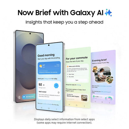 Samsung Galaxy S25 Edge Cell Phone, 256 GB AI Smartphone, Unlocked Android, Night Video, Fast Processor, ProScaler Display, All-Day Battery, 2025, US 1 Yr Manufacturer Warranty, Titanium Silver