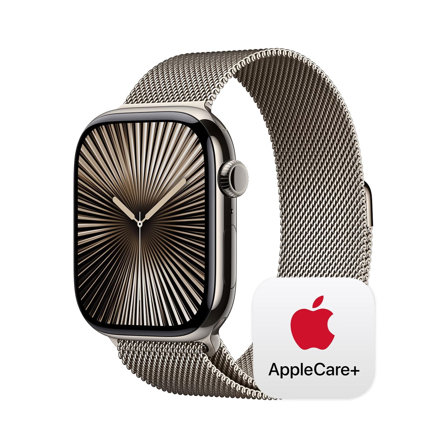Apple Watch Series 10 [GPS 42mm case] Smartwatch with Rose Gold Aluminium Case with Light Blush Sport Band - S/M. Fitness Tracker, ECG App, Always-On Retina Display, Water Resistant
