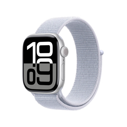 Apple Watch Series 10 [GPS 42mm case] Smartwatch with Rose Gold Aluminium Case with Light Blush Sport Band - S/M. Fitness Tracker, ECG App, Always-On Retina Display, Water Resistant