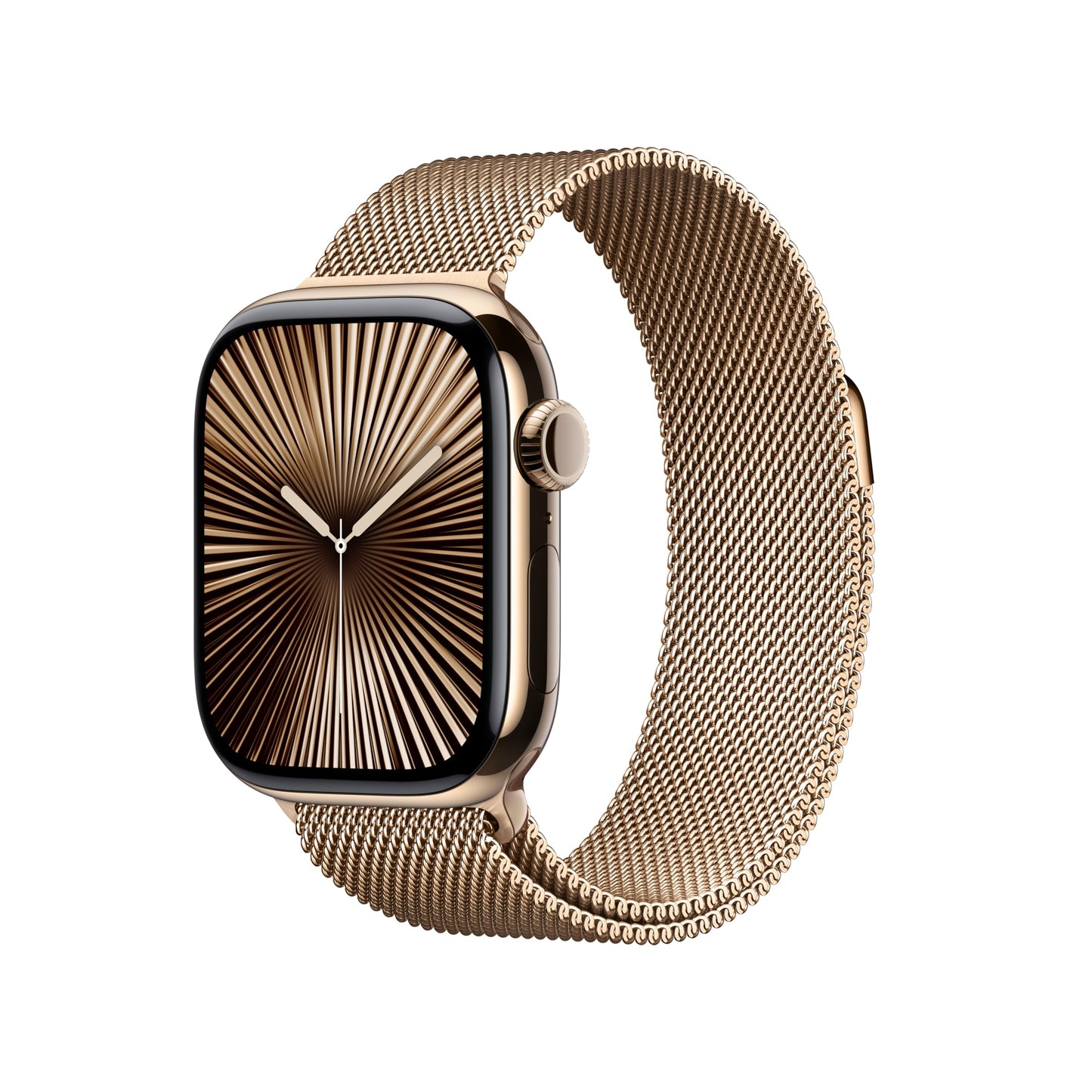 Apple Watch Series 10 [GPS 42mm case] Smartwatch with Rose Gold Aluminium Case with Light Blush Sport Band - S/M. Fitness Tracker, ECG App, Always-On Retina Display, Water Resistant